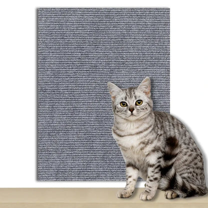 60x200cm Self-adhesive Cat Scratcher Sofa Protector Cats Scratcher Pad Board Protection Trimmable Carpet DIY Cat Scratch Mat