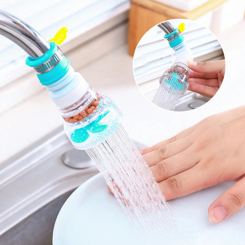 Universal 360° Rotating Faucet Aerator Swivel Water Saving Nozzle Kitchen Sink Faucet Attachment Accessories