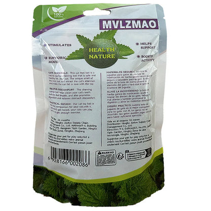 Mint Toys Edible Catnip Ball Safe Healthy Cat Catnip Toy for Cats Home Chasing Games Product Cleans Teeth and Stomach