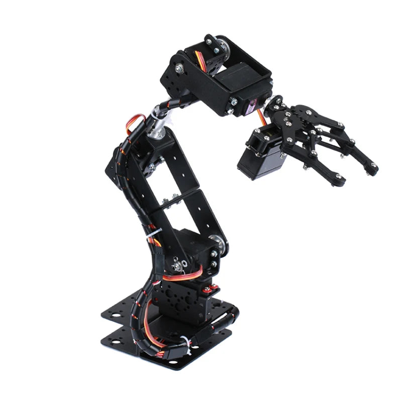 Kit de Brazo Robótico de 6 Grados de Libertad, Kit de Brazo Robótico Programable DIY para Arduino Raspberry Pi Robot para UNO/ESP32, Código Abierto y Tutorial