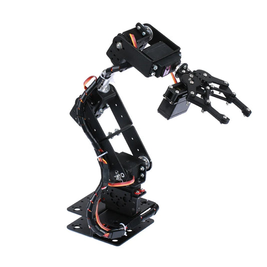 Kit de Brazo Robótico de 6 Grados de Libertad, Kit de Brazo Robótico Programable DIY para Arduino Raspberry Pi Robot para UNO/ESP32, Código Abierto y Tutorial