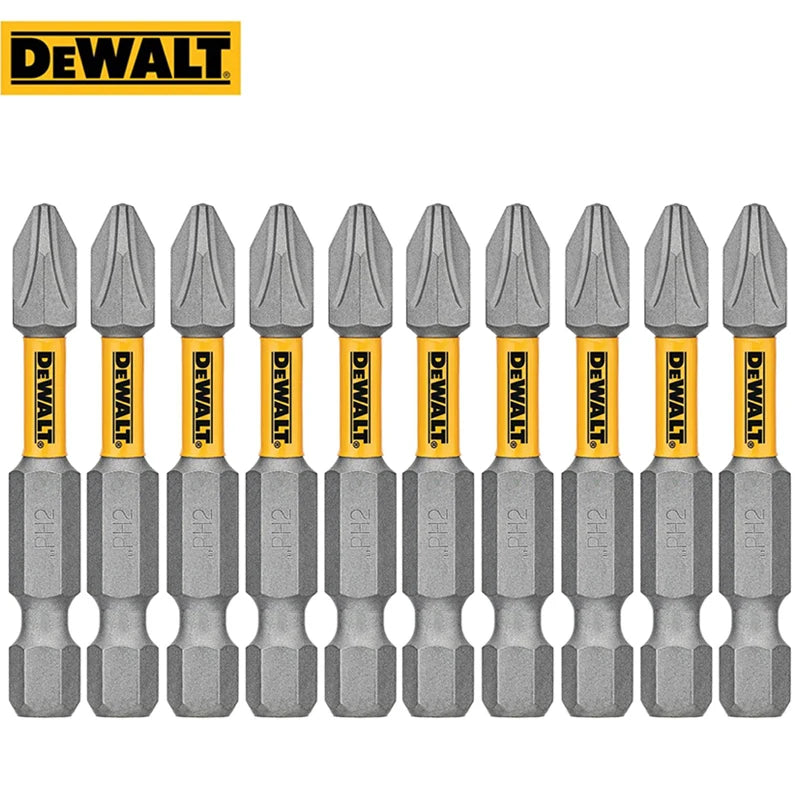 DEWALT Magnetic Impact Driver Bit Set PH2 Pivoting Bits Holder Extend 1/4" 6.35mm Hex Shank Electric Drill Accessories