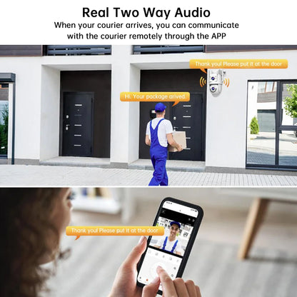 Jooan 4K 8MP HD Wifi cámara PTZ al aire libre 5G Wifi lente Dual cámaras IP de seguridad 5X Zoom AI seguimiento ONVIF cámara de vigilancia CCTV