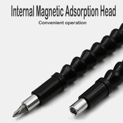 Destornillador curvo de 295mm y 360 grados, adaptador Universal, varilla de extensión, broca, eje Flexible, taladro manual eléctrico, herramienta eléctrica, 1 ud.