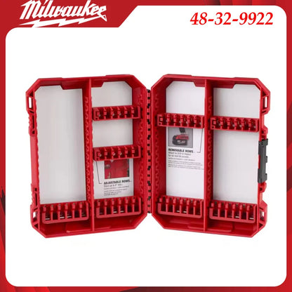 Milwaukee Heavy-Duty Impact Drill Bit Kit 1/4" Hex Magnetic Screwdriver Bits Organized in Portable Storage Case