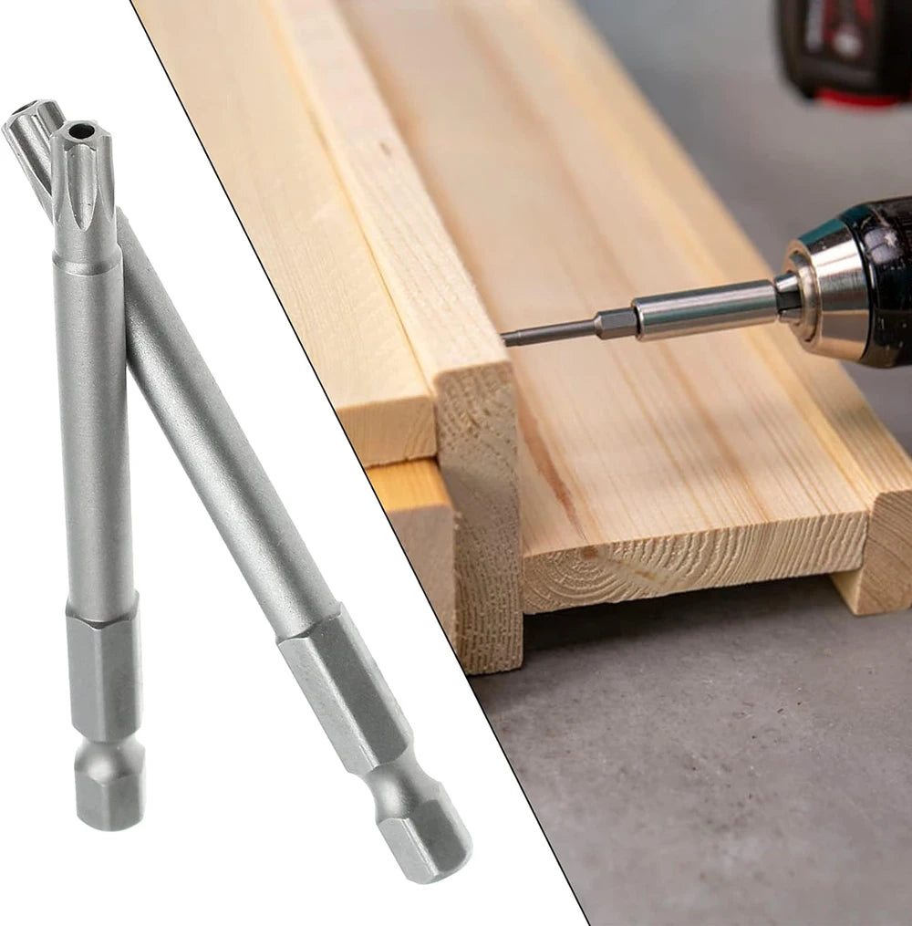 11 PCS T6-T40 Torx Security Bit Set S2 Steel Magnetic Star Screwdriver Set for Shark Vacuum 50/100mm