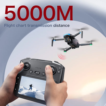 S-X1 MAX 4K Dron profesional con cámara HD cardán de 3 ejes GPS Dron sin escobillas 5G WIFI pantalla Control remoto RC Quadcopter Juguetes