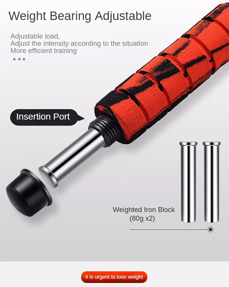 Jump Rope CrossFit Boxing Heavy Skipping Rope Foam Grip Handles for Fitness Workouts Endurance Strength Training