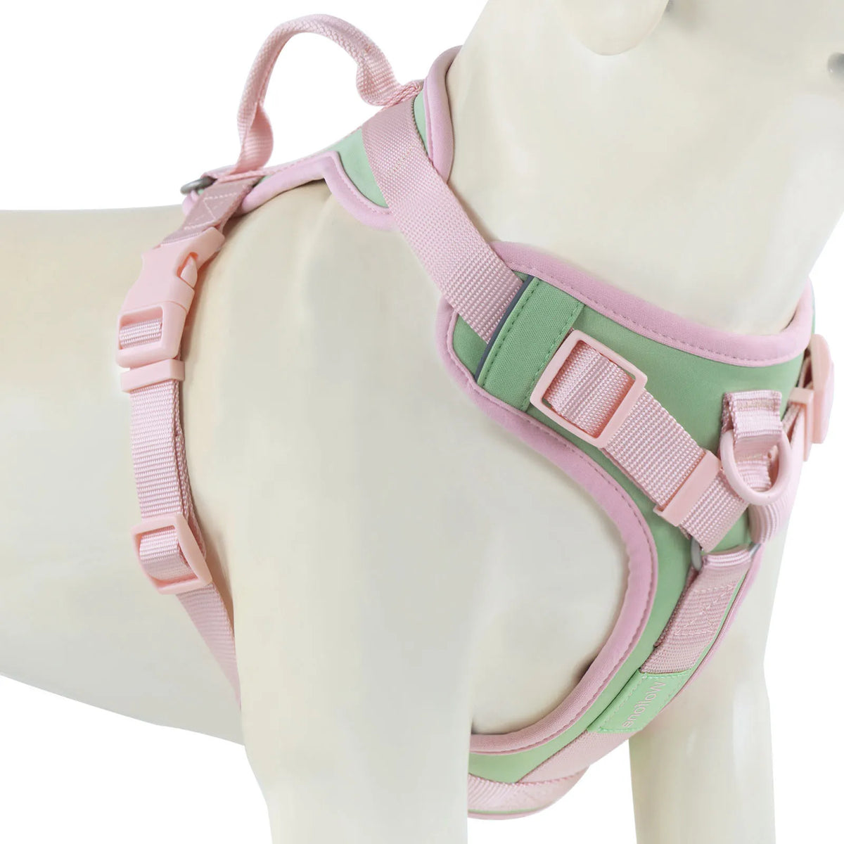 New Chocolate Color Luxury No-Pull Dog Harness for Large and Small Dogs, Adjustable Chest Strap, Personalized Dog Harness