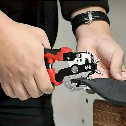 New Design Eyelet Puncher DIY Tool for Watch Straps, Leather Belts, and Household Leathercraft Hole Punch Pliers