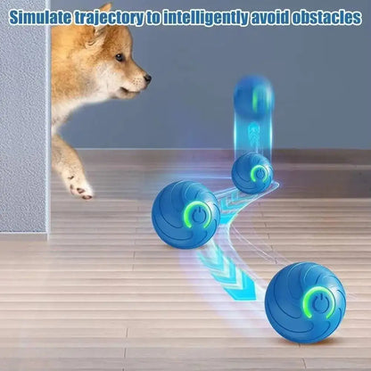 Smart Dog Toys Ball Electronic Interactive Pet Toy Moving Ball USB Automatic Moving Bouncing for Puppy Birthday Gift Cat Product