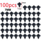 100/50pcs Car Plastic Fairing Rivet Setting Panel Fastener Clips 3 Size Mix Push Pin Auto Fastener 6mm 7mm 8mm Interior