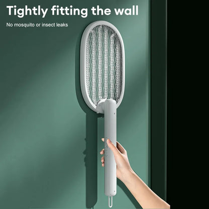 Foldable Electric Mosquito Swatter Mosquito Killer with UV Light USB Rechargeable Electric Bug Zapper Fly Bat Insect Swatter