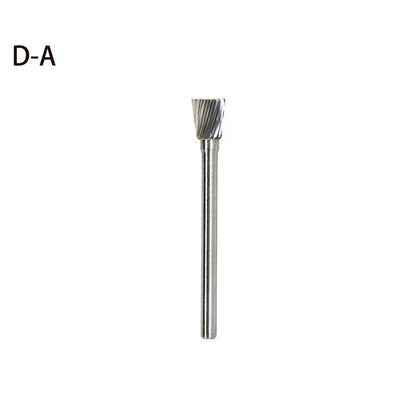 High-speed Steel Rotary Burr Carving Burr Bits Double Diamond Cut Dremel Tools for Wood Stone Carving Steel Metal Working