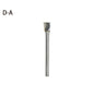 High-speed Steel Rotary Burr Carving Burr Bits Double Diamond Cut Dremel Tools for Wood Stone Carving Steel Metal Working