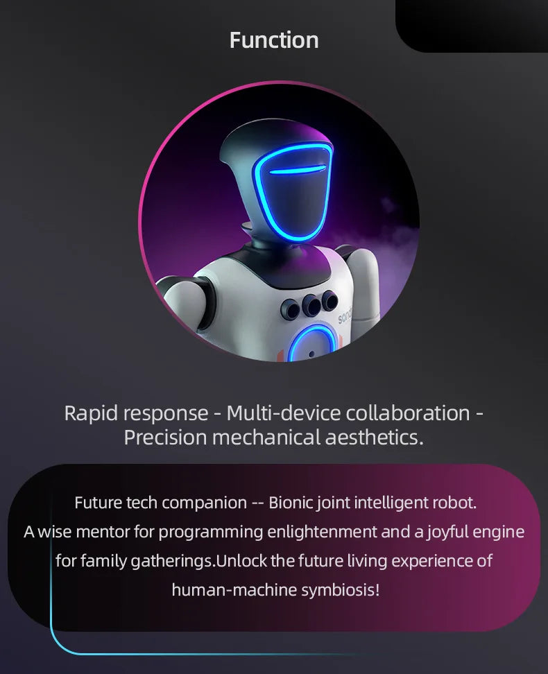 Nuevo Robot Jjrc R40 de Simulación Inteligente Interactivo y Programable, Robot Cantante y Bailarín, Apto para la Interacción en el Hogar
