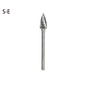 High-speed Steel Rotary Burr Carving Burr Bits Double Diamond Cut Dremel Tools for Wood Stone Carving Steel Metal Working