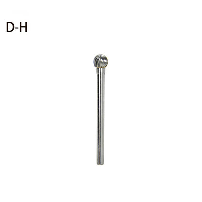 High-speed Steel Rotary Burr Carving Burr Bits Double Diamond Cut Dremel Tools for Wood Stone Carving Steel Metal Working