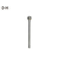 High-speed Steel Rotary Burr Carving Burr Bits Double Diamond Cut Dremel Tools for Wood Stone Carving Steel Metal Working
