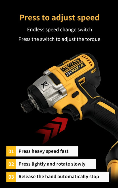DEWALT DCD887 Cordless Brushless Electric Screwdriver Drill Tool Power Tool for Removing Screws and Drilling