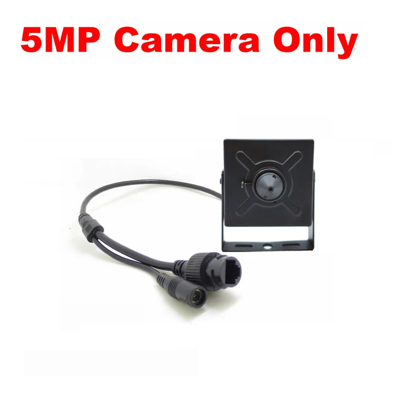 JIENUO 5MP Mini cámara IP Poe Audio Micro Cctv seguridad Video vigilancia IPCam interior Onvif HD red cámara doméstica ICSee Xmeye