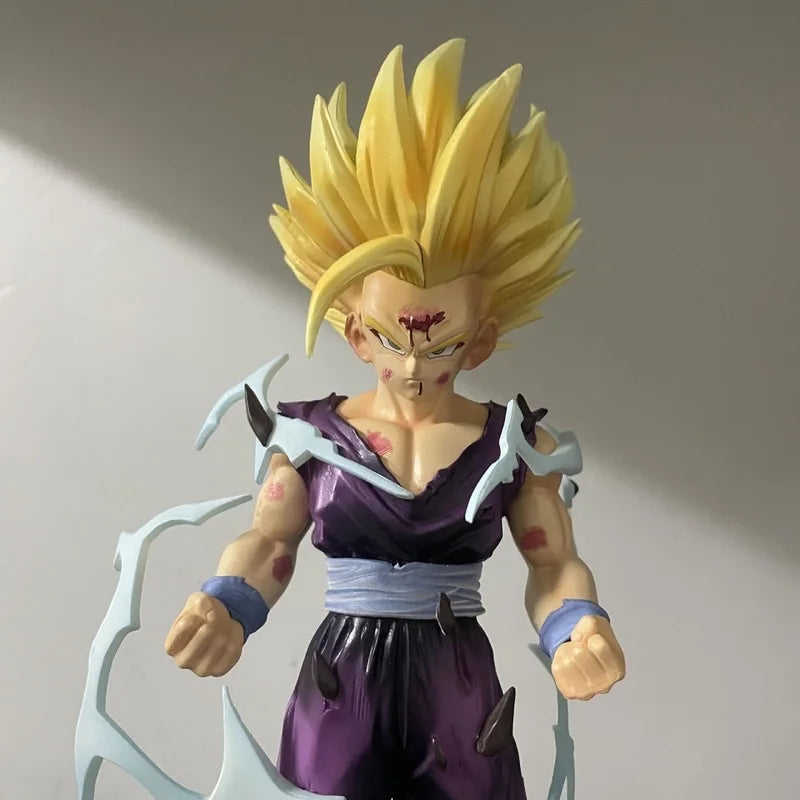 Figura de acción de Bz Dragon Ball Super Saiyan 2 Gohan, estatua coleccionable de Anime, adorno de escritorio, modelo de Pvc para coleccionistas de Anime