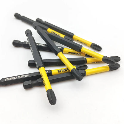 DEWALT Original PH2/PH3/SL8 Bits DWASLVMF2 DWA2PH2SL Hexagonal Sleeve Magnetic Ring Medium Small Box Set Tool Attachments