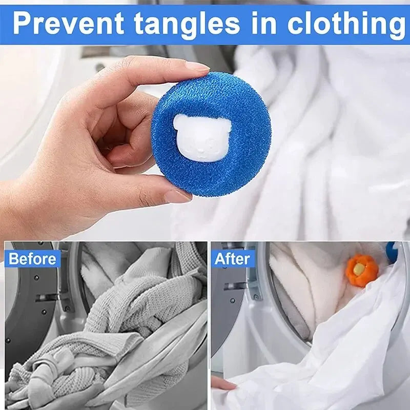 Pet Hair Remover Reusable Laundry Ball Washing Machine Filter Wool Sticker Cat Hair Remover Pet Fur Lint Catcher for Home