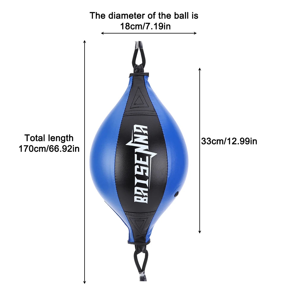 Boxing Punching Ball Training Reaction Speed Balls PU Leather Training Hanging Swivel Speedball Home Gym Fitness Sport Equipment