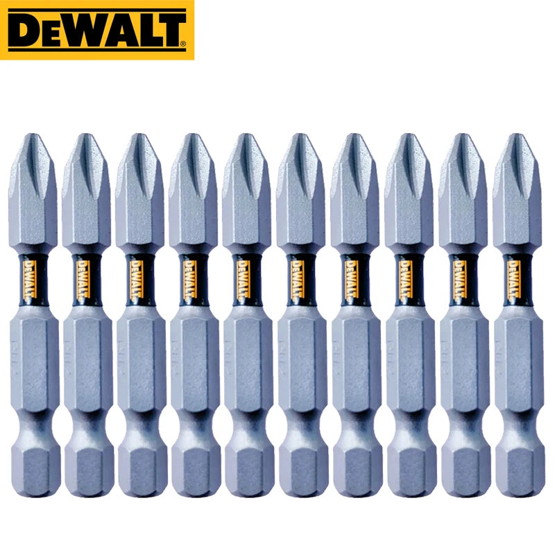 DEWALT PH2 SL8 Philips Slotted Drill Bits Series 10X 20X 89MM 63.5MM 57MM 50MM 25MM Original Screwdriver Batch Header