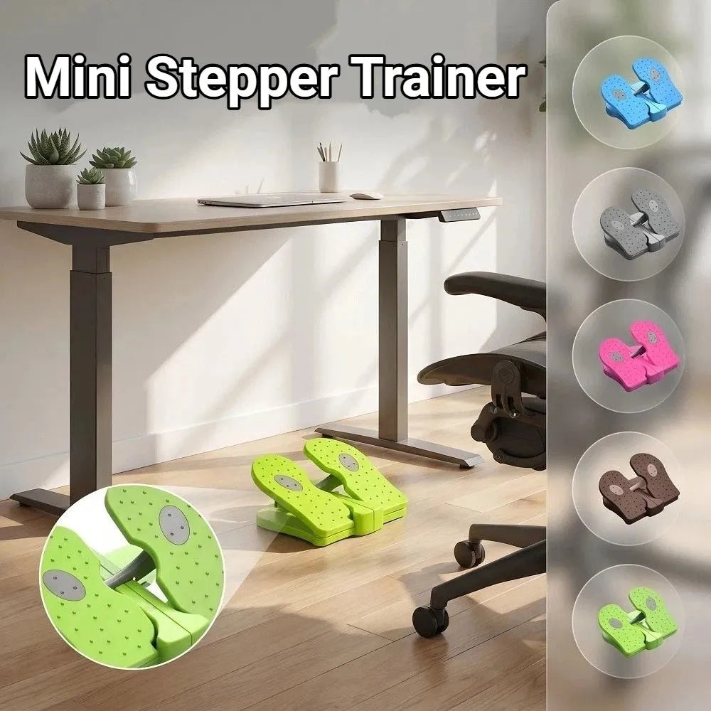 Non-Slip Mini Foot Pedal Treadmill Foldable Portable Foot Stepper Machine Lightweight Aerobic Pedal Mini Stepper Trainer