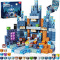 Juego de Bloques de Construcción Magnéticos Montessori STEM, Juguetes Educativos Sensoriales, Mundo de Mario, Niños y Niñas, Cubo Magnético DIY, Regalo