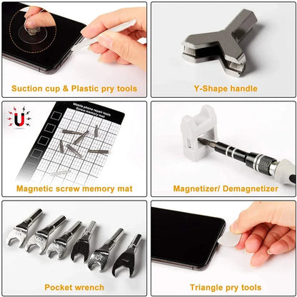 Professional 115-in-1 Precision Screwdriver Kit, Magnetic Phillips Screwdriver Bits with Extension, for Watch and Electronics Repair