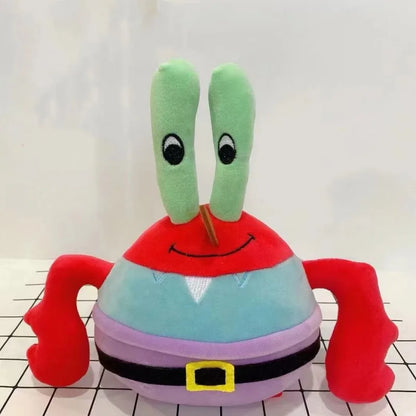 35cm Bob Esponja Patricio Estrella Gary Calamardo Tentáculos muñecos de peluche bolsa colgantes regalos de cumpleaños de Navidad para niños