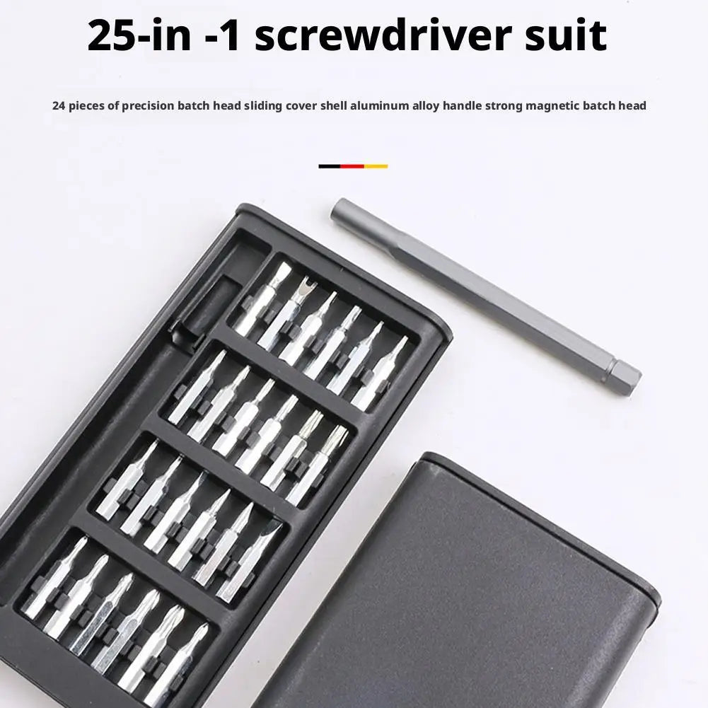 24 In 1 Precision Screwdriver Set High-Performance Bearing Steel Bits Repair Tool Kit For Phone, Computer, Glasses, Laptop, PC