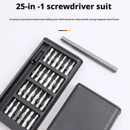 24 In 1 Precision Screwdriver Set High-Performance Bearing Steel Bits Repair Tool Kit For Phone, Computer, Glasses, Laptop, PC