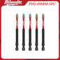 Milwaukee Heavy-Duty Impact Drill Bit Kit 1/4" Hex Magnetic Screwdriver Bits Organized in Portable Storage Case