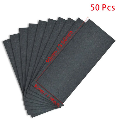 10/20/50 Pcs Detail Micro Sander Kit 3.5 X 1 Inch Hook and Loop Sandpaper Assorted 60-10000 Grits for DIY Crafts Wood Polishing