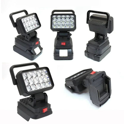 Luz de trabajo LED de 3 pulgadas para batería Makita de 18V/21V BL1830, foco para exteriores, lámpara de emergencia, accesorios para herramientas eléctricas