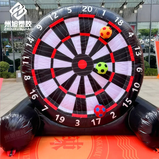 Diana de fútbol inflable personalizada hecha de tela Oxford, incluida pelota, juego al aire libre adecuado tanto para niños como adultos