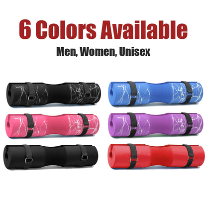 1 unidad/1 par de almohadillas para sentadillas, almohadillas de barra para sentadillas, empujes de cadera, almohadilla protectora para hombros y cuello, almohadilla de barra de esponja de espuma de soporte