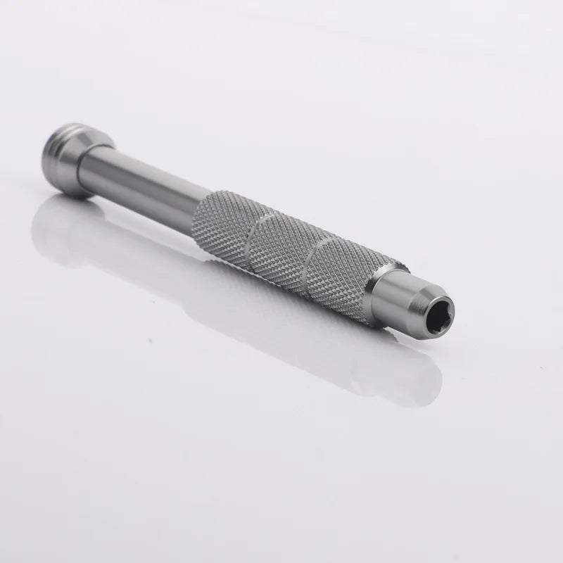 Precision Magnetic Screwdriver Handle Bearing Aluminium Alloy Bolt Handle Phone Repair Hand Tool for H4mm Screw Driver Bits