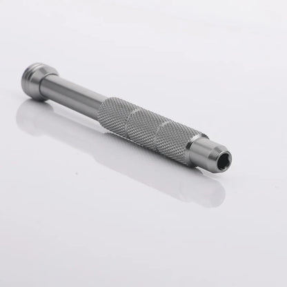 Precision Magnetic Screwdriver Handle Bearing Aluminium Alloy Bolt Handle Phone Repair Hand Tool for H4mm Screw Driver Bits