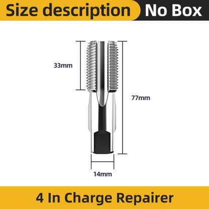 TOOLEYE 5/6Pcs Screw Extractor Drill Bit Set Damaged Screws Remover Extractor Woodworking Tools Broken Bolt Water Pipe Extractor