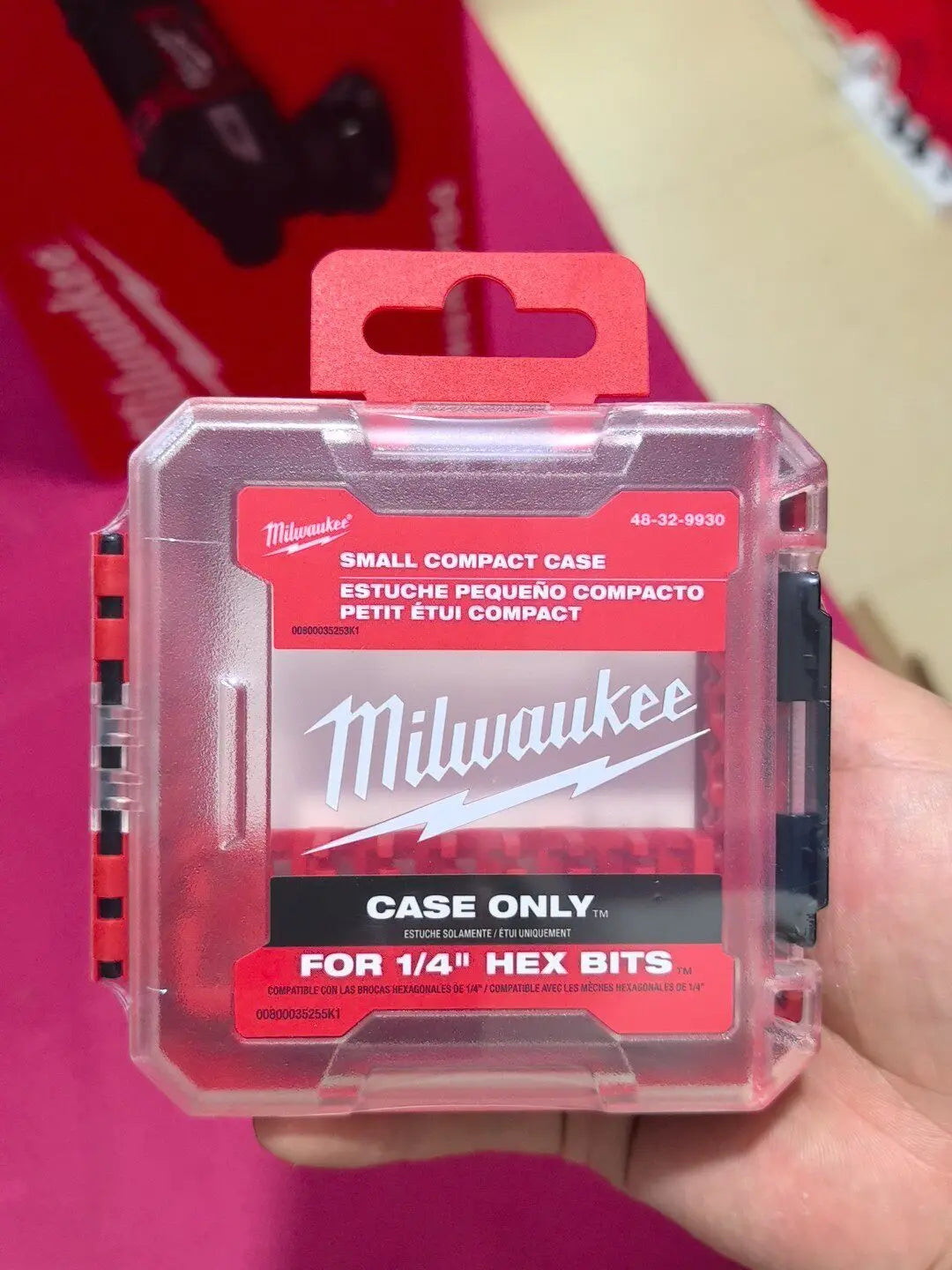 Milwaukee Heavy-Duty Impact Drill Bit Kit 1/4" Hex Magnetic Screwdriver Bits Organized in Portable Storage Case