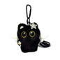 Lindo Llavero de Gato Negro de Peluche, Colgante de Dibujos Animados, Llavero Decorativo, Accesorio para Mochila, Regalo
