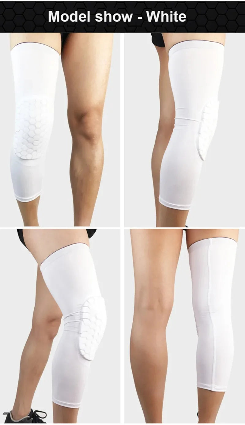1PC Sports Knee Pads Compression Brace Volleyball Basketball Knee Pad for Gym Training Knee Support Protector Soccer Shin Guards