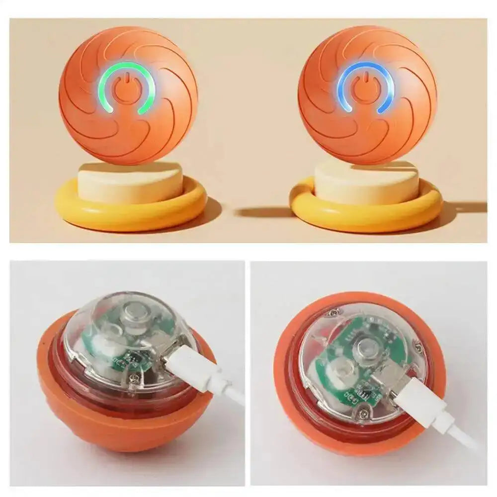 Smart Dog Toys Ball Electronic Interactive Pet Toy Moving Ball USB Automatic Moving Bouncing for Puppy Birthday Gift Cat Product