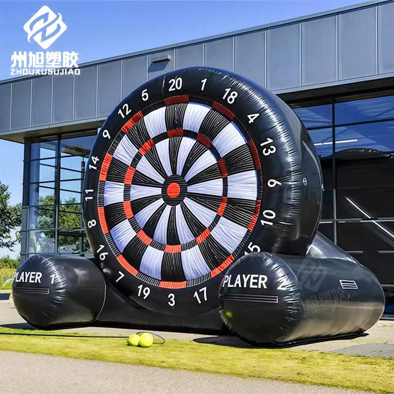 Diana de fútbol inflable personalizada hecha de tela Oxford, incluida pelota, juego al aire libre adecuado tanto para niños como adultos