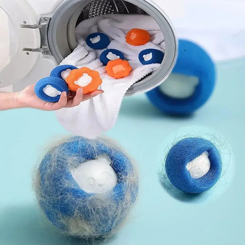 Pet Hair Remover Reusable Laundry Ball Washing Machine Filter Wool Sticker Cat Hair Remover Pet Fur Lint Catcher for Home